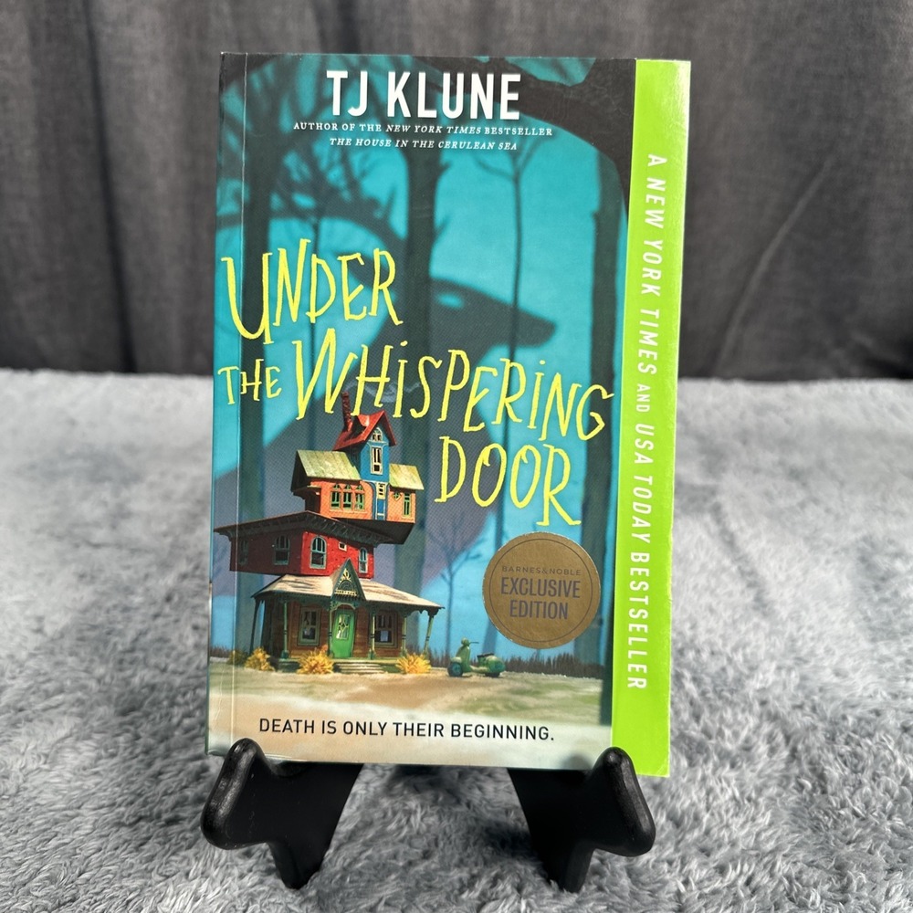 Under the Whispering Door by TJ Klune Trade PB B&N Exclusive Sprayed Edges